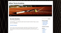 Desktop Screenshot of blog.4slamtennis.com